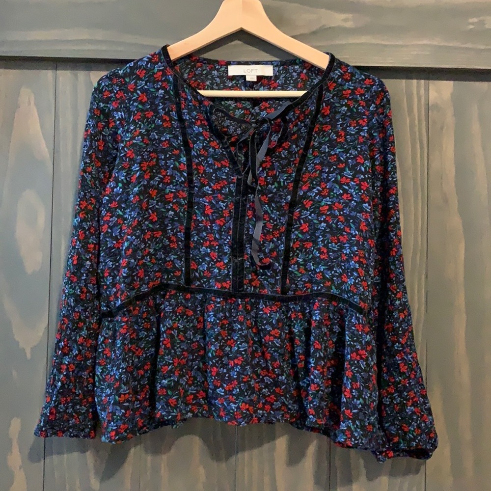 Loft Floral Blouse